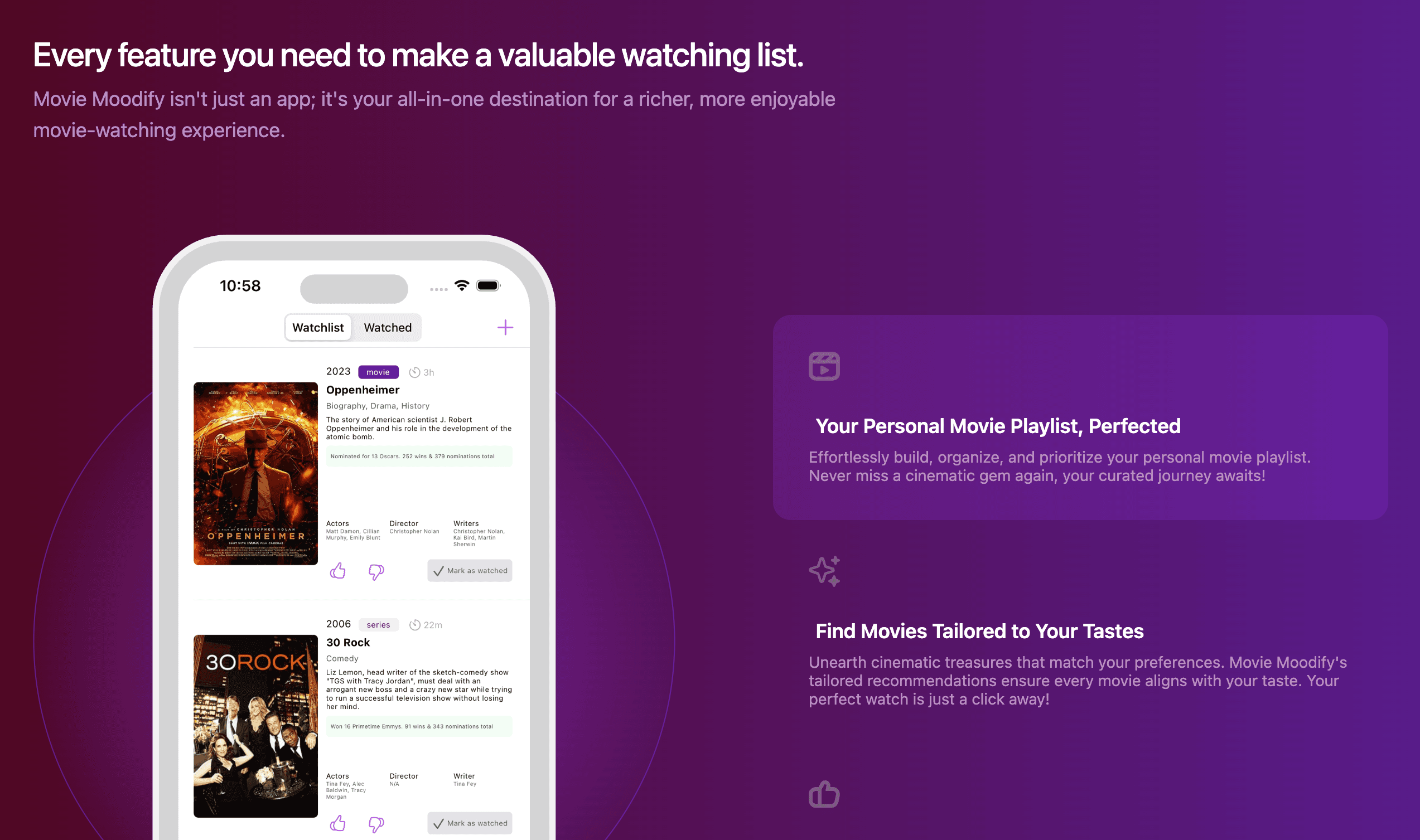Movie/Series Recommender